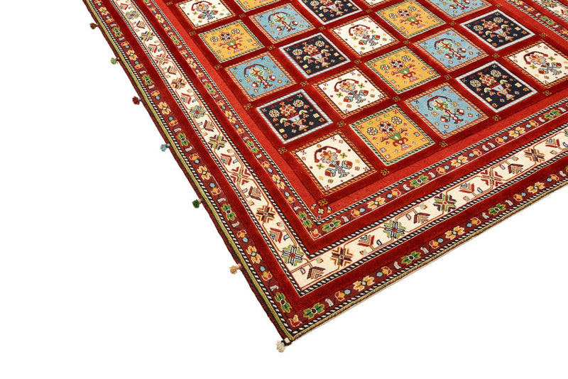 Alfombra oriental - 245 x 177 cm - rojo