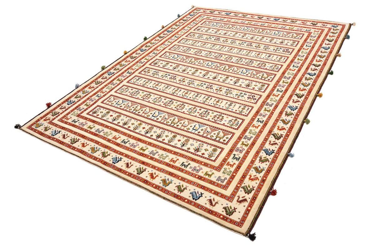 Alfombra oriental - 245 x 177 cm - beige claro
