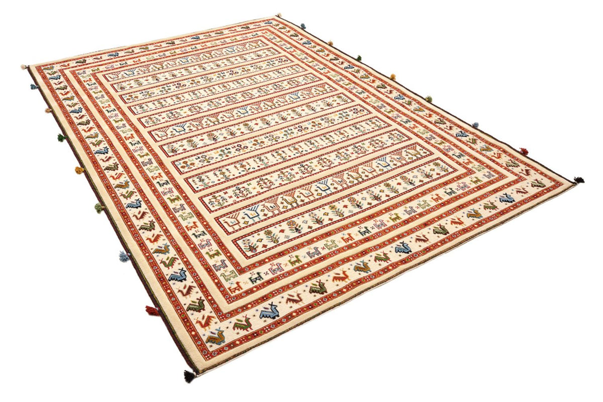 Alfombra oriental - 245 x 177 cm - beige claro