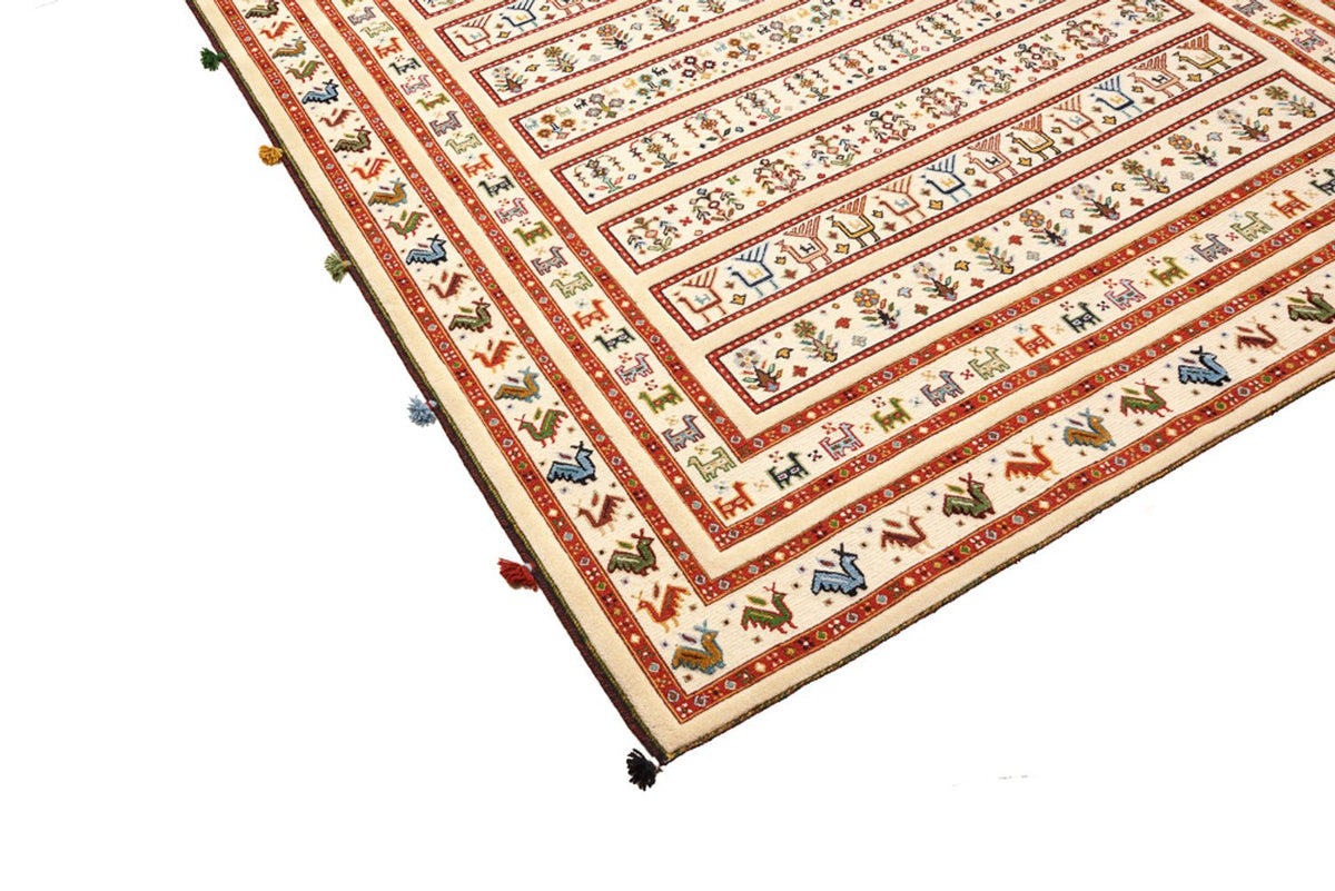 Alfombra oriental - 245 x 177 cm - beige claro