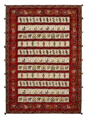 Alfombra oriental - 245 x 175 cm - beige claro