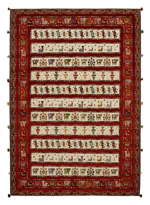 Alfombra oriental - 245 x 175 cm - beige claro