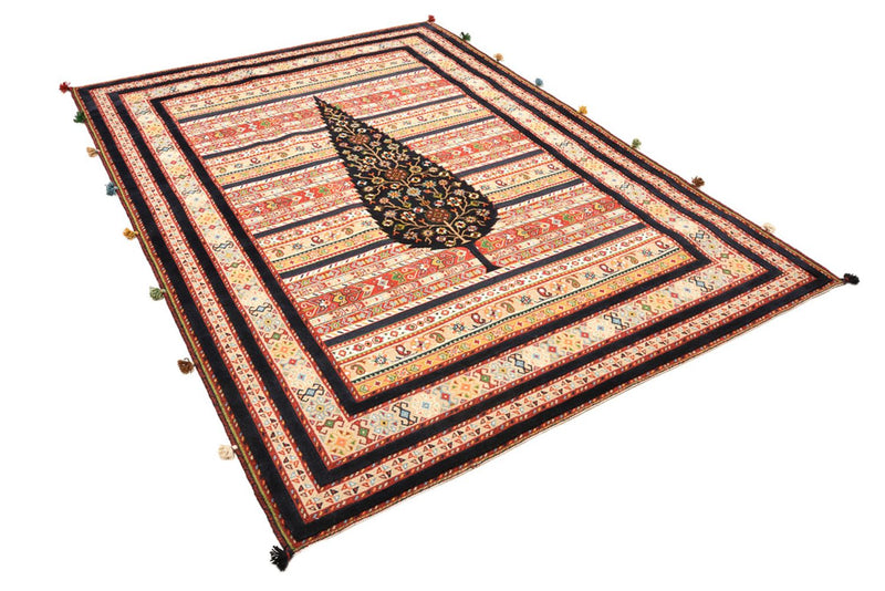 Alfombra oriental - 243 x 176 cm - beige claro