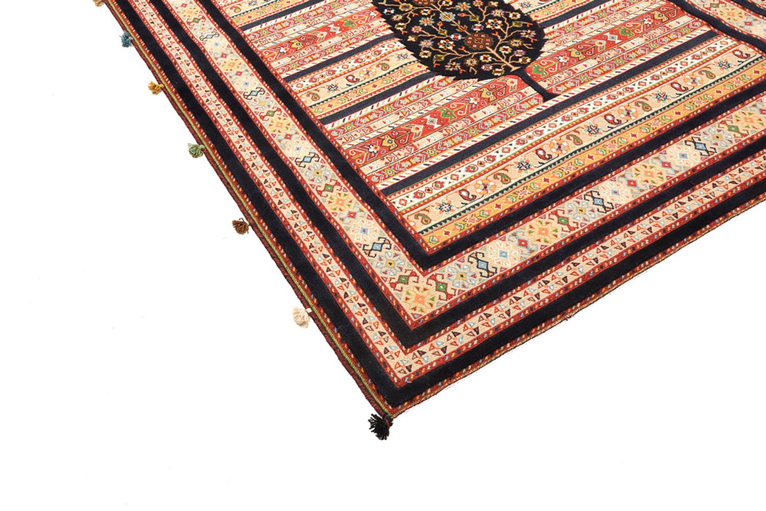 Alfombra oriental - 243 x 176 cm - beige claro