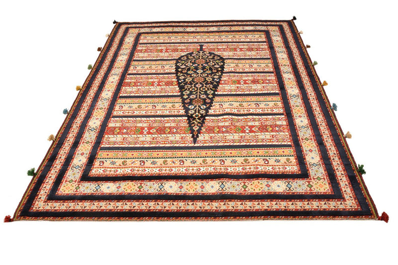 Alfombra oriental - 243 x 176 cm - beige claro