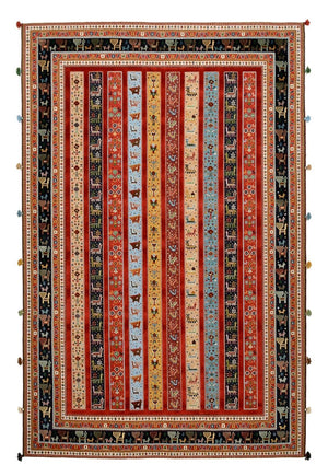Alfombra oriental - 300 x 200 cm - multicolor