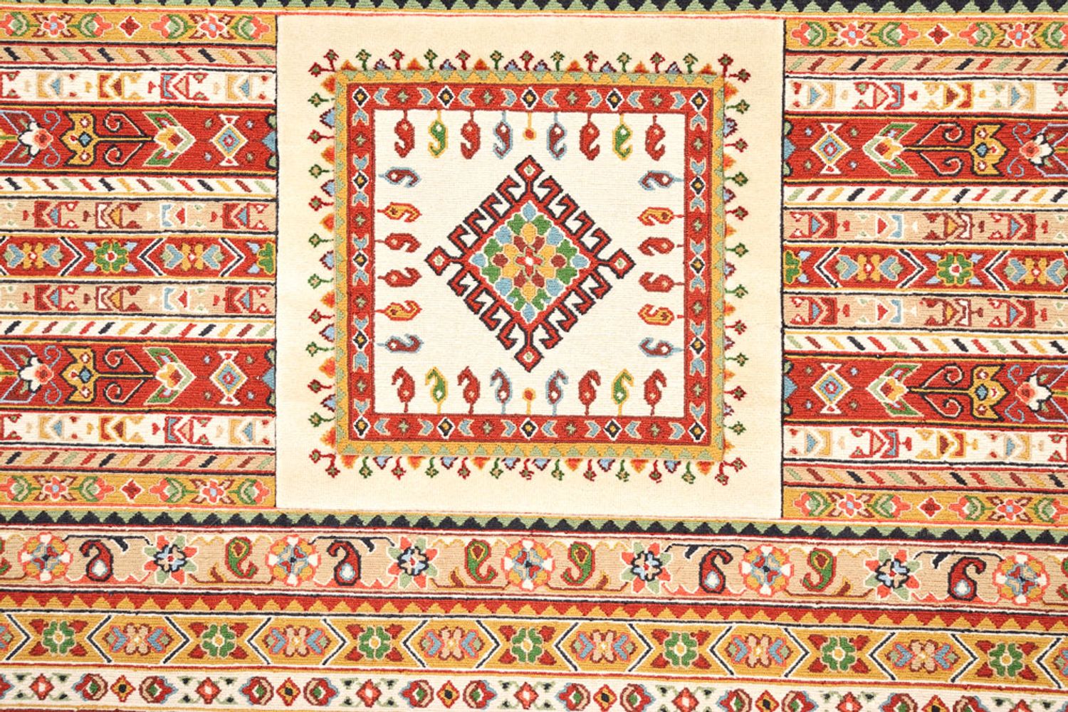 Alfombra oriental - 296 x 199 cm - beige claro