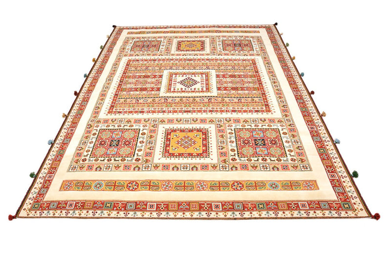 Alfombra oriental - 296 x 199 cm - beige claro