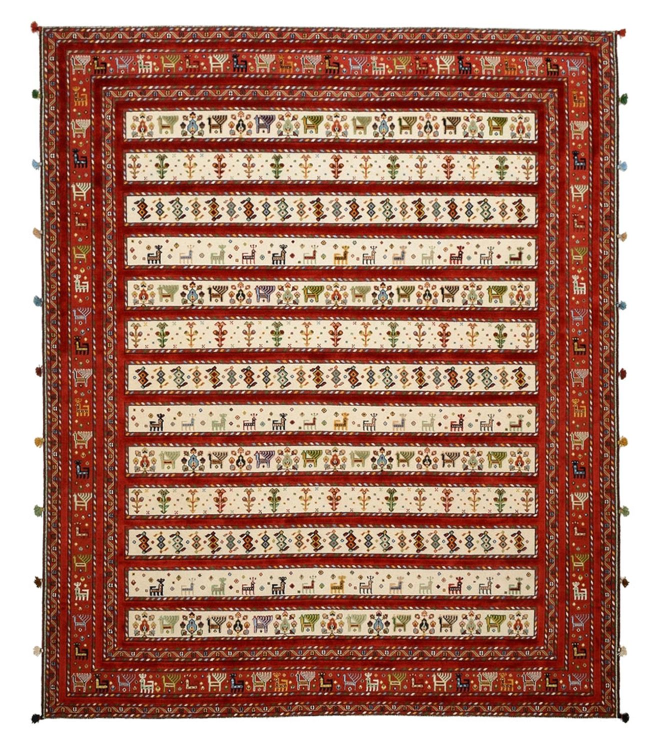 Alfombra oriental - 300 x 250 cm - beige claro
