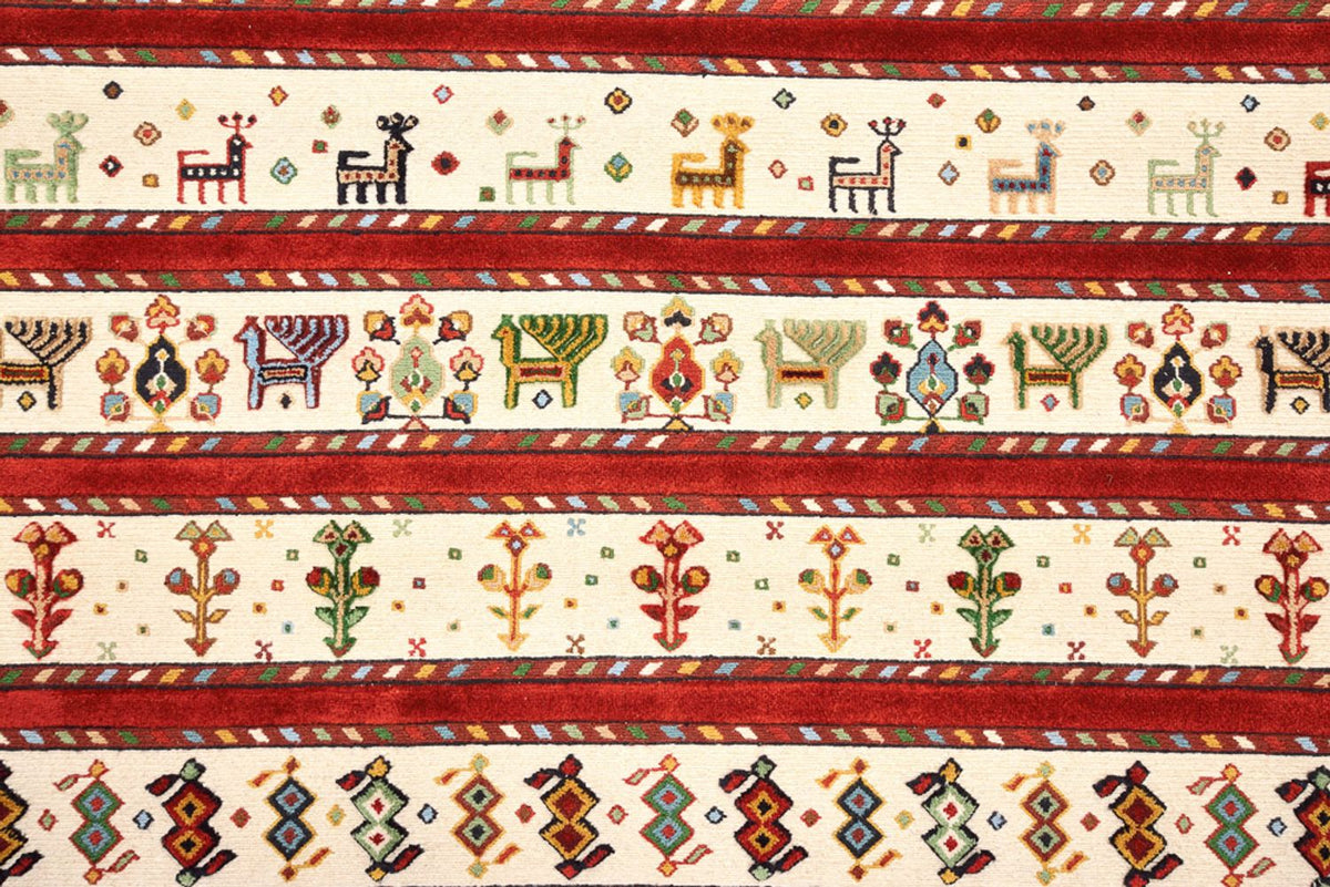 Alfombra oriental - 300 x 250 cm - beige claro