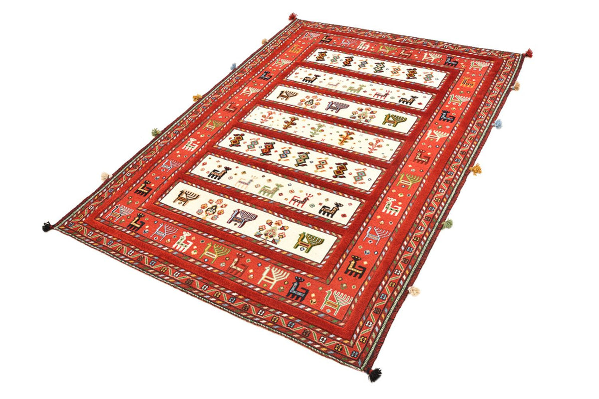 Alfombra oriental 126x184cm - beige claro