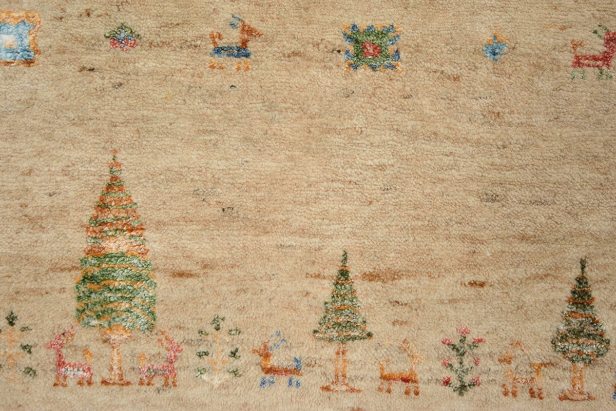 Alfombra Gabbeh - Loribaft Indus - 302 x 205 cm - multicolor