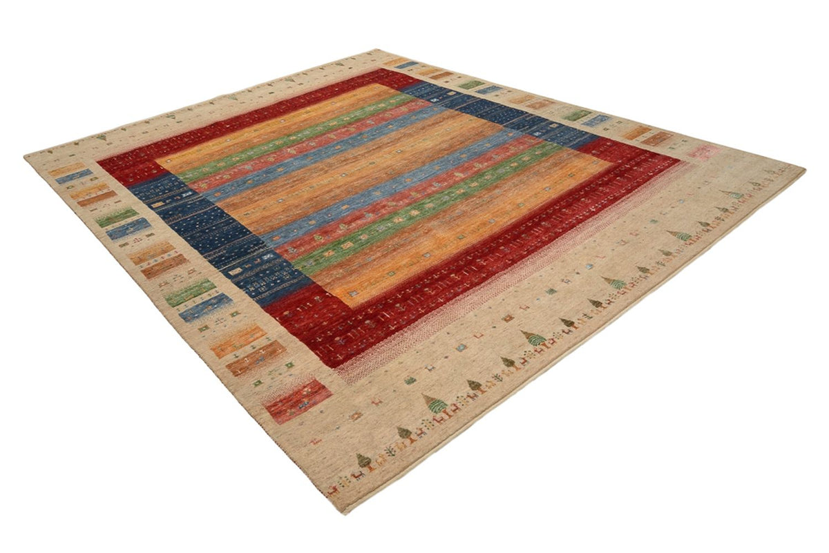 Alfombra Gabbeh - Loribaft Indus - 343 x 241 cm - multicolor