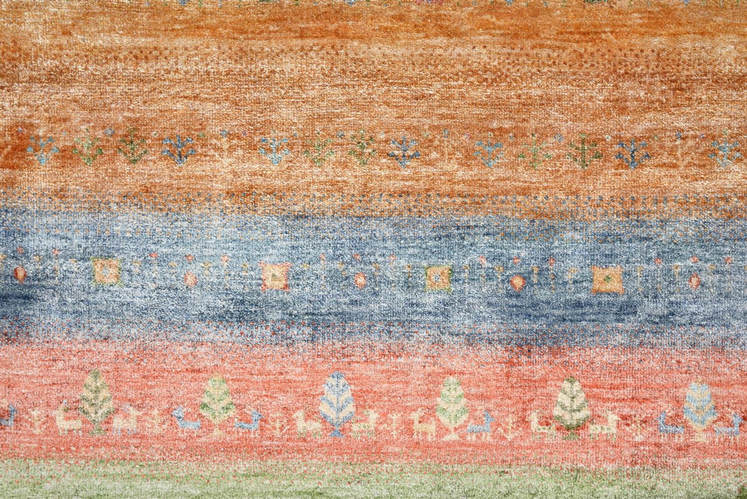 Alfombra Gabbeh - Loribaft Indus - 343 x 241 cm - multicolor