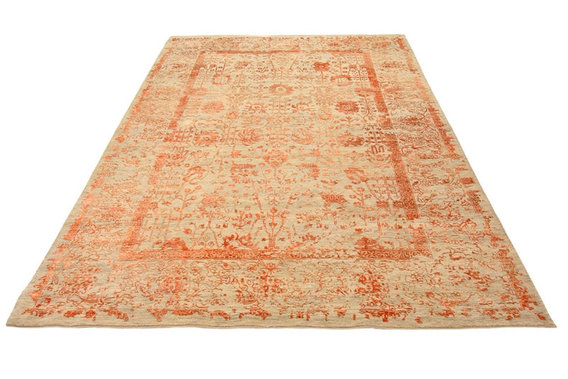 Alfombra de diseño - 285 x 197 cm - óxido