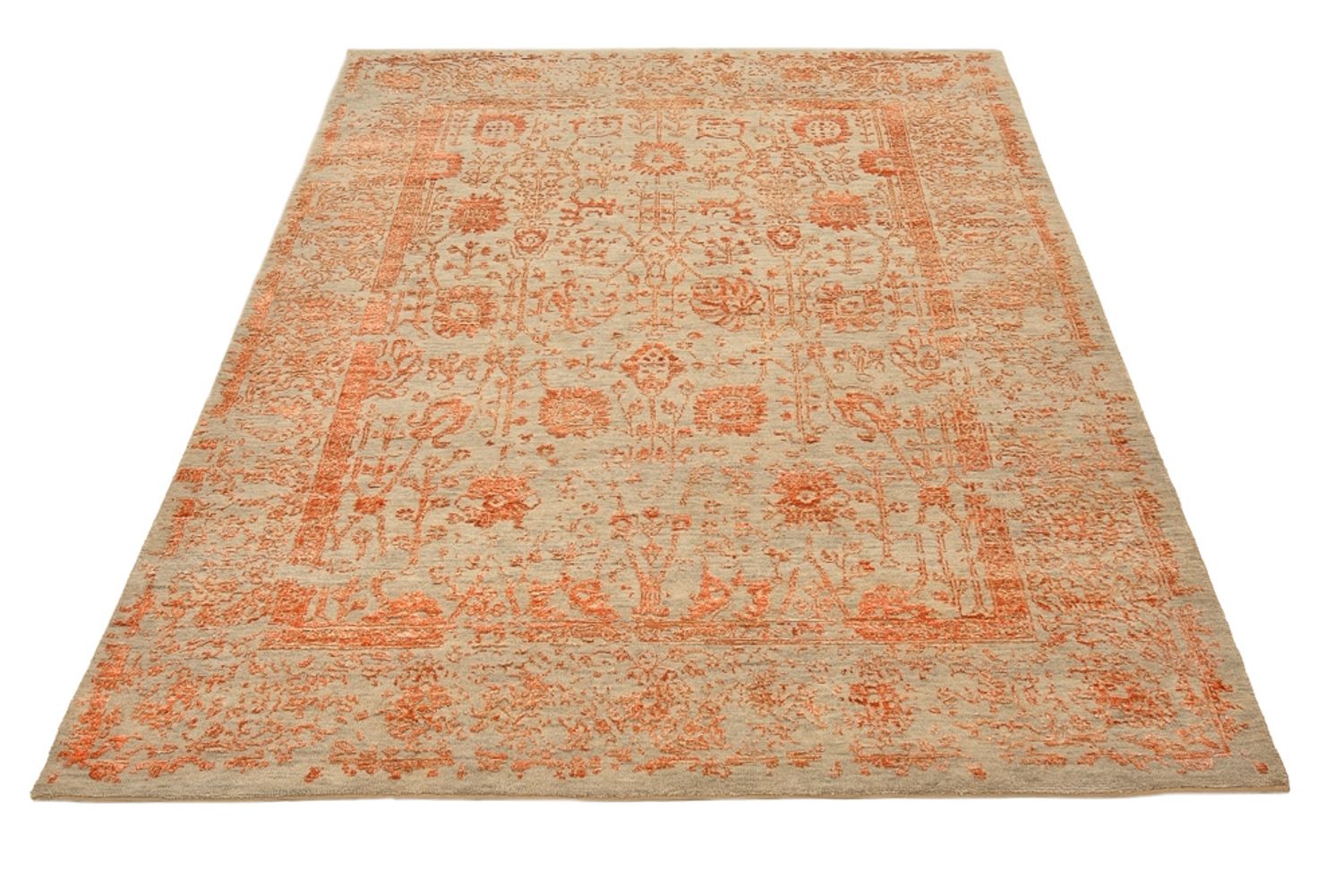 Alfombra de diseño - 196 x 150 cm - óxido