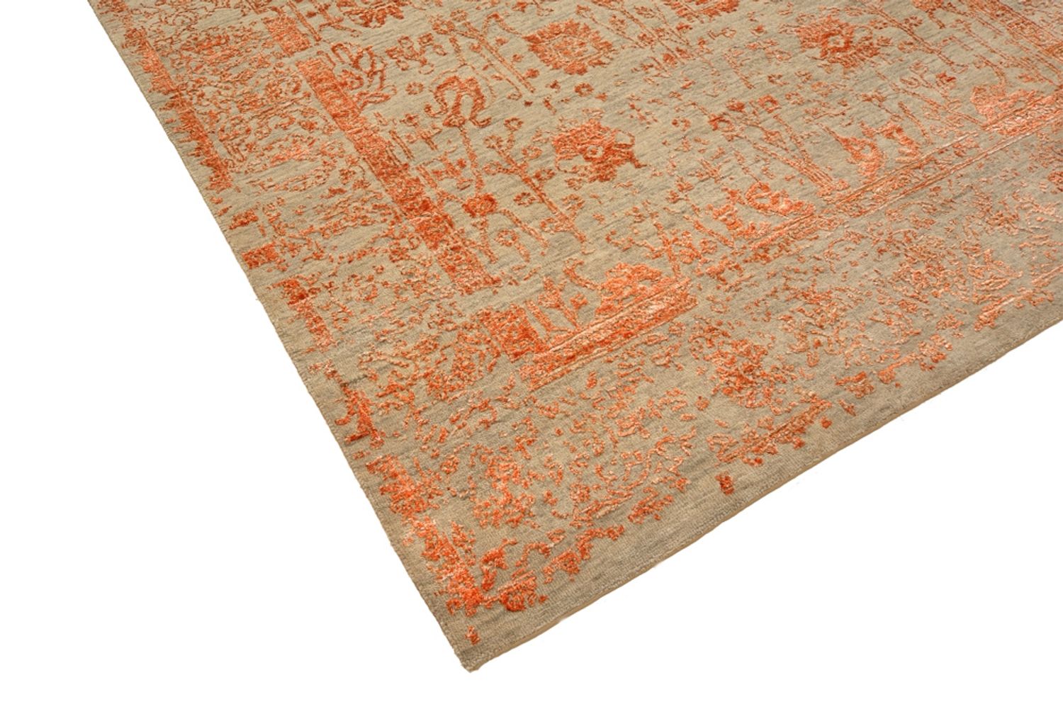 Alfombra de diseño - 196 x 150 cm - óxido
