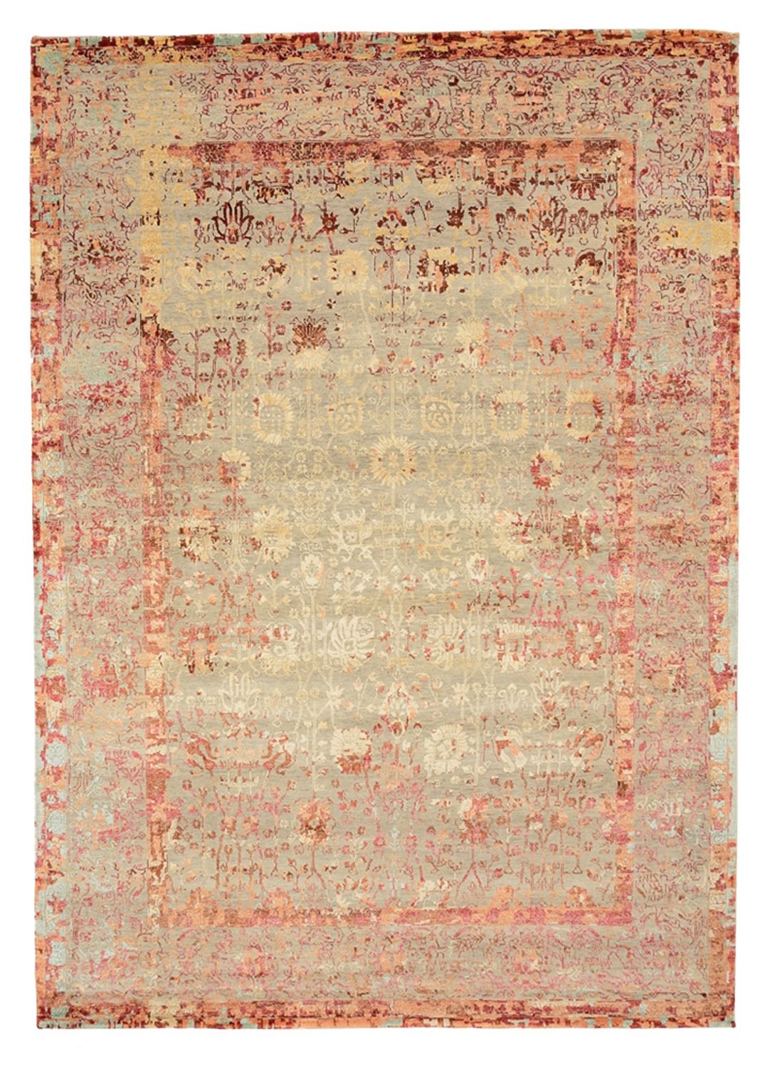 Alfombra de diseño - 344 x 243 cm - terracota