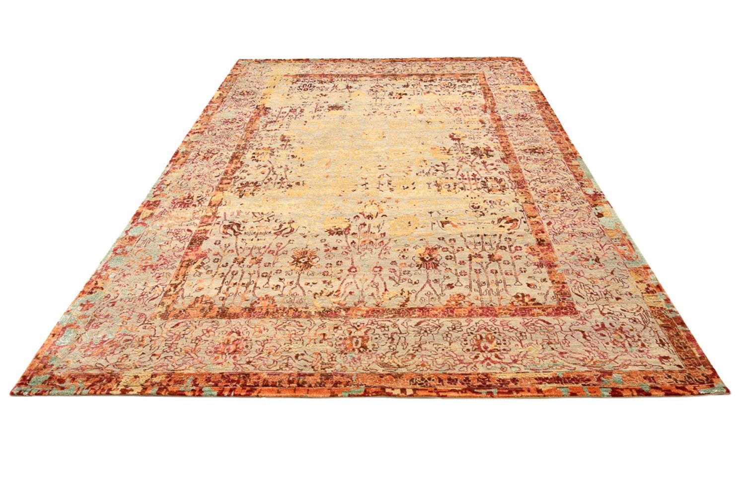 Alfombra de diseño - 344 x 243 cm - terracota