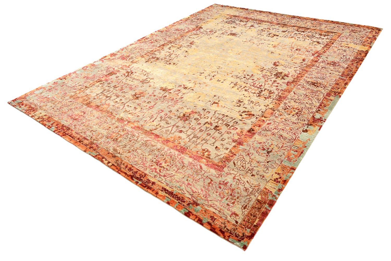 Alfombra de diseño - 344 x 243 cm - terracota