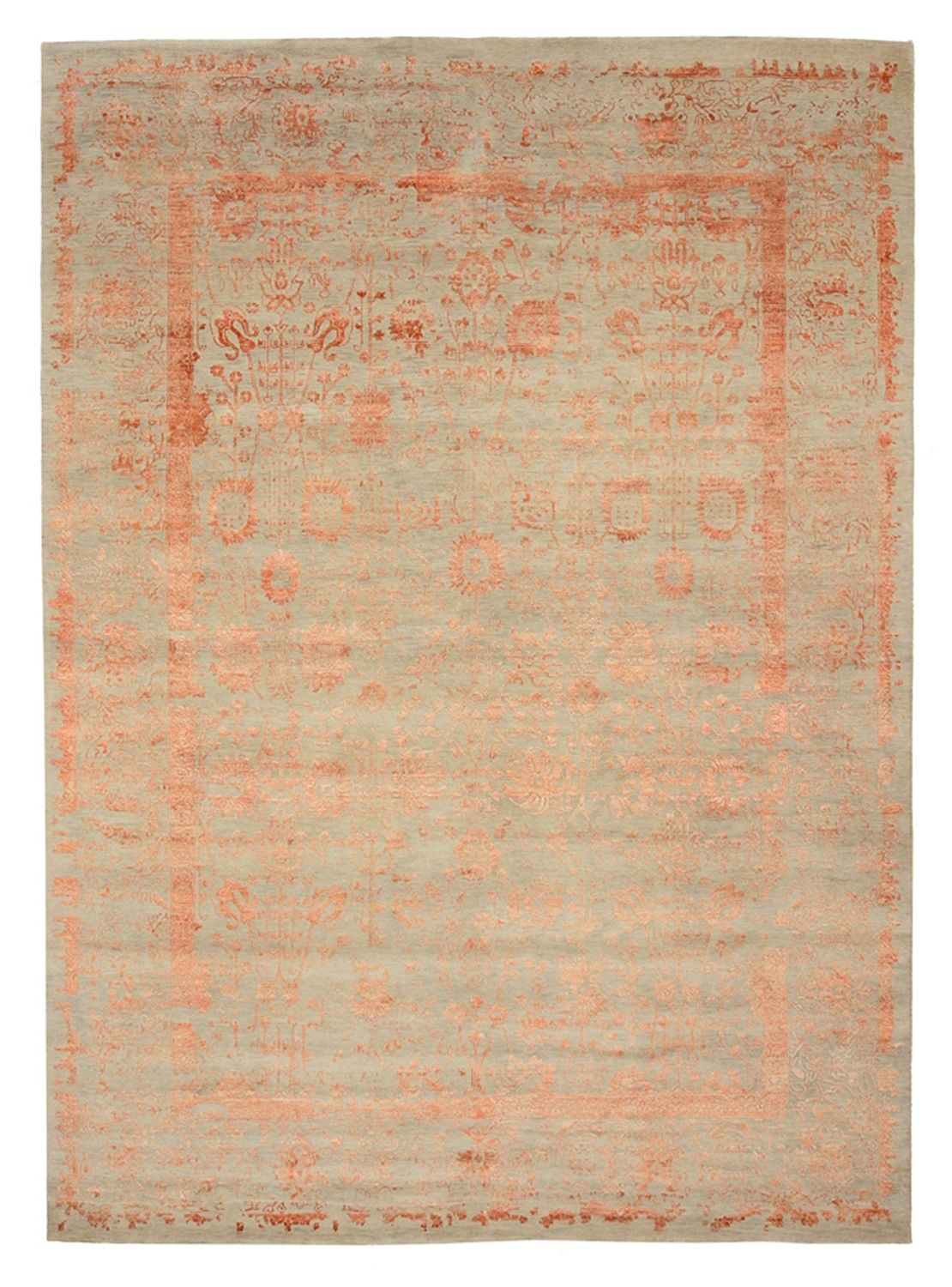 Alfombra de diseño - 342 x 248 cm - óxido