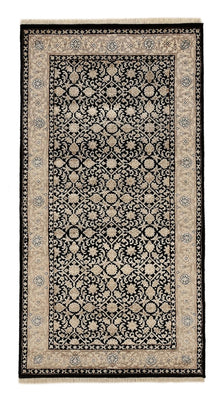 Alfombra oriental - Bidjar - Indus - 143 x 74 cm - azul oscuro