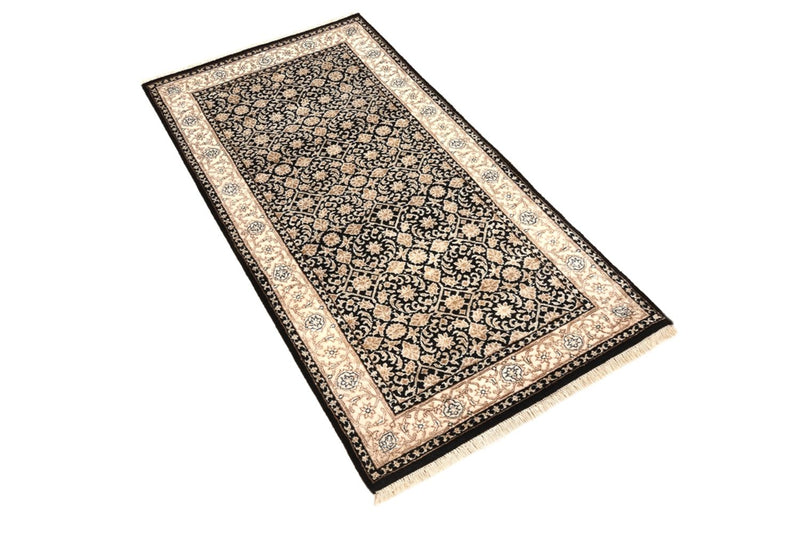 Alfombra oriental - Bidjar - Indus - 143 x 74 cm - azul oscuro