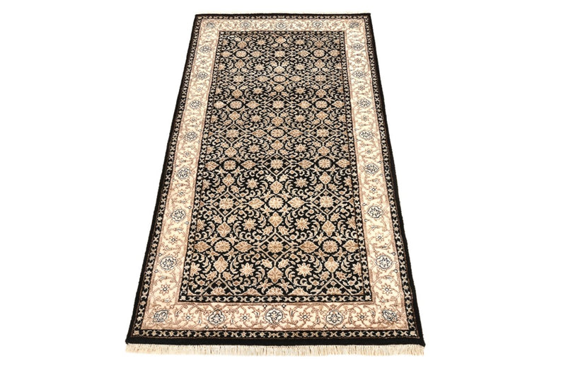Alfombra oriental - Bidjar - Indus - 143 x 73 cm - azul oscuro