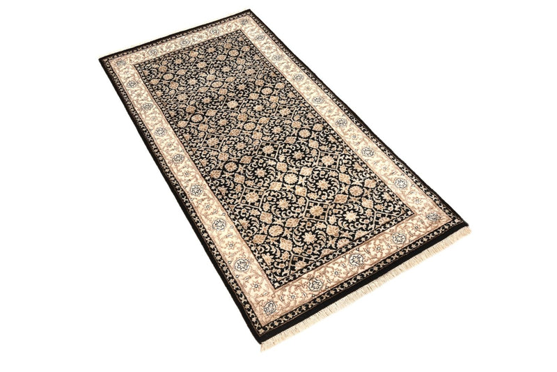 Alfombra oriental - Bidjar - Indus - 143 x 73 cm - azul oscuro