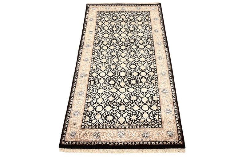 Alfombra oriental - Bidjar - Indus - 143 x 73 cm - azul oscuro