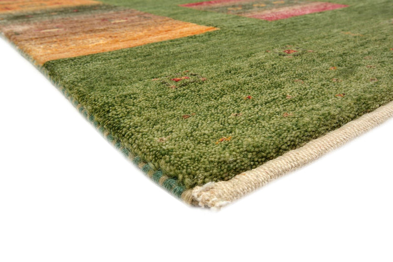 Alfombra Gabbeh - Loribaft Indus - 340 x 249 cm - verde