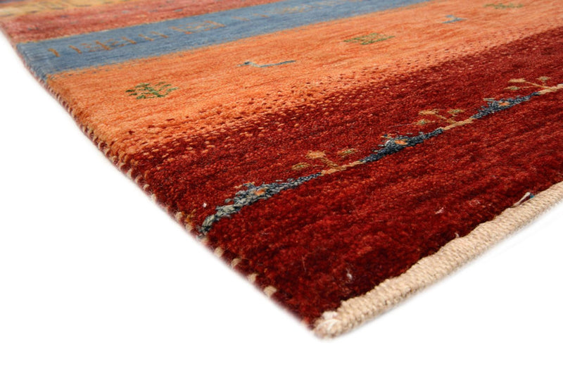 Alfombra Gabbeh - Loribaft Indus - 342 x 253 cm - rojo