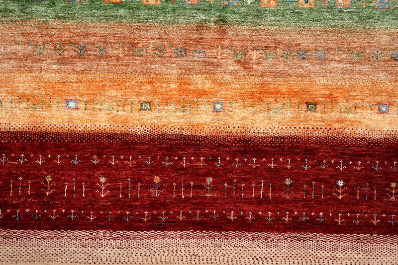 Alfombra Gabbeh - Loribaft Indus - 300 x 251 cm - multicolor