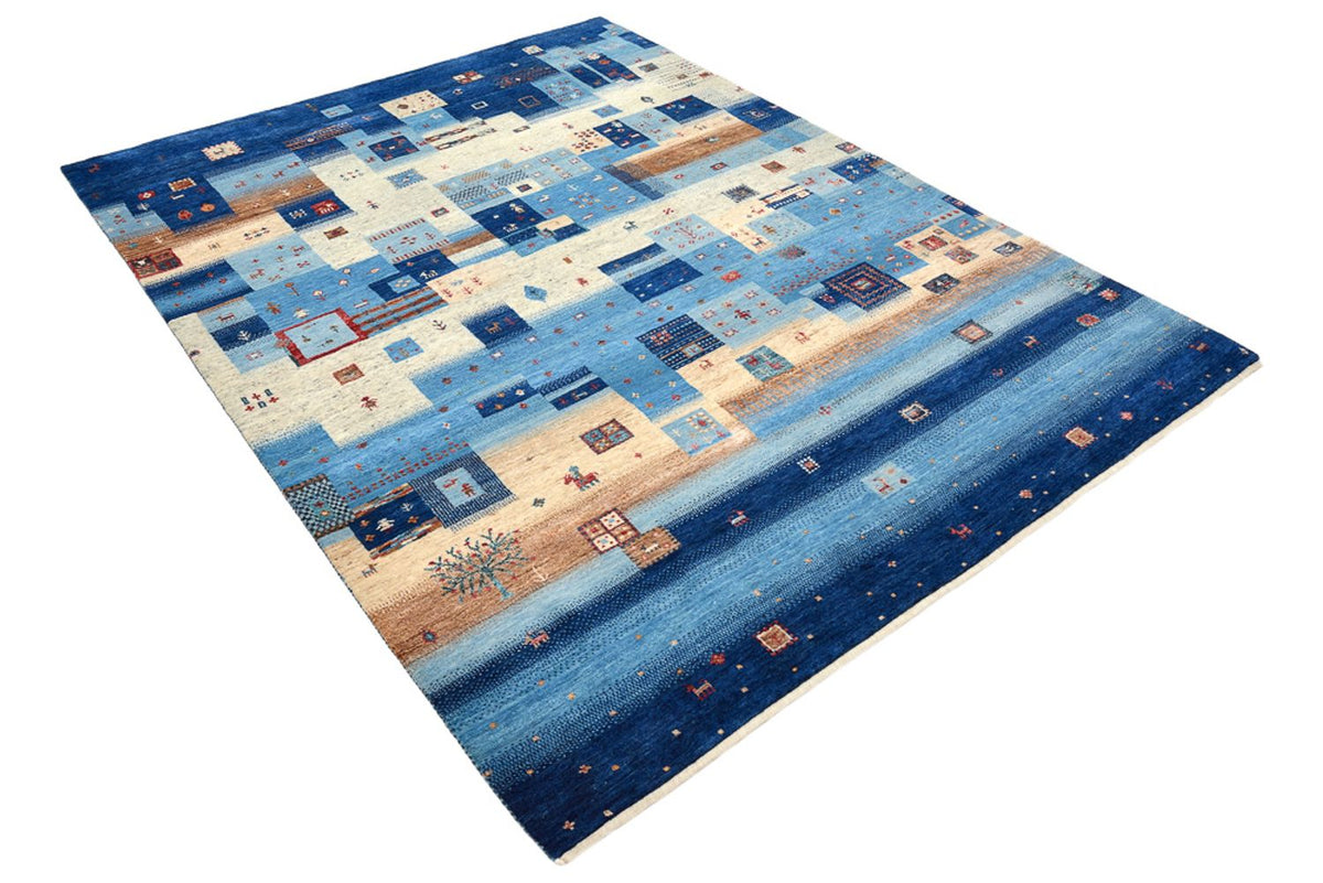 Alfombra Gabbeh - Loribaft Indus - 239 x 177 cm - multicolor