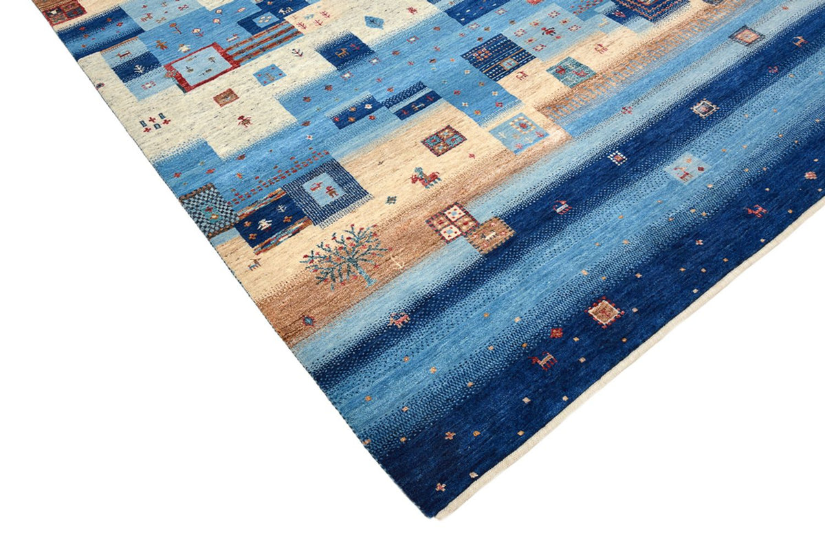 Alfombra Gabbeh - Loribaft Indus - 239 x 177 cm - multicolor