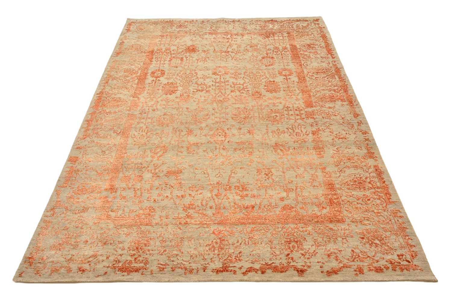 Alfombra de diseño - 236 x 173 cm - óxido