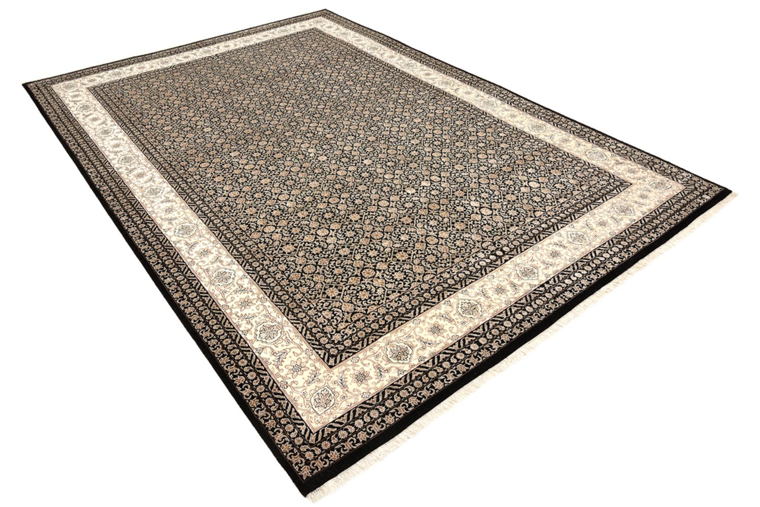 Alfombra oriental - Bidjar - Indus - 295 x 206 cm - beige oscuro