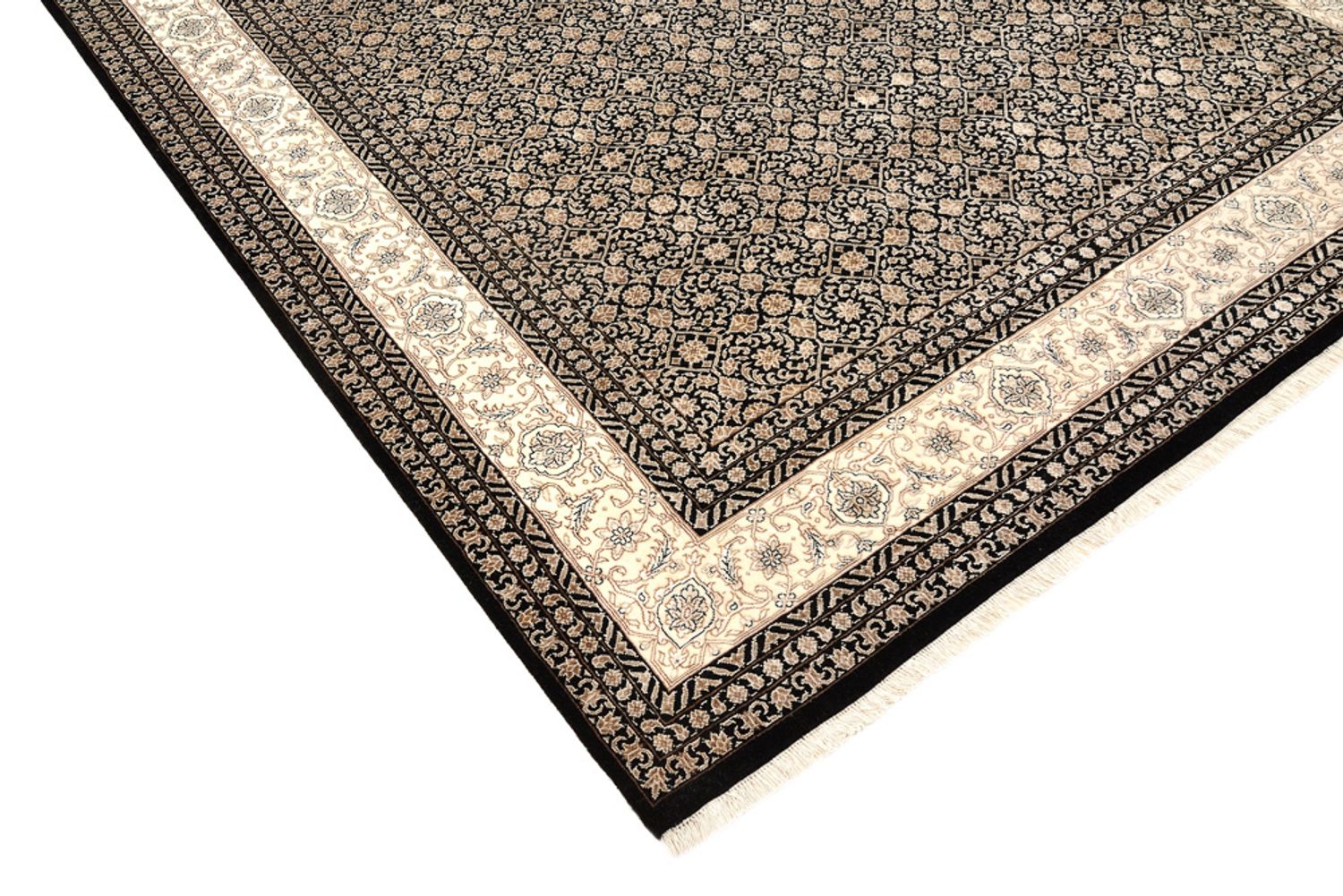 Alfombra oriental - Bidjar - Indus - 295 x 206 cm - beige oscuro