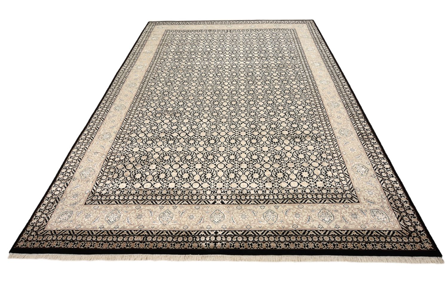 Alfombra oriental - Bidjar - Indus - 295 x 206 cm - beige oscuro