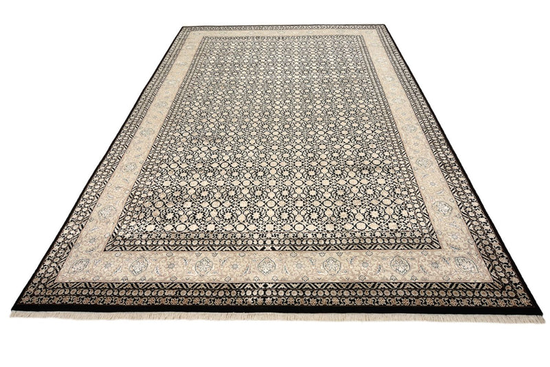 Alfombra oriental - Bidjar - Indus - 295 x 206 cm - beige oscuro