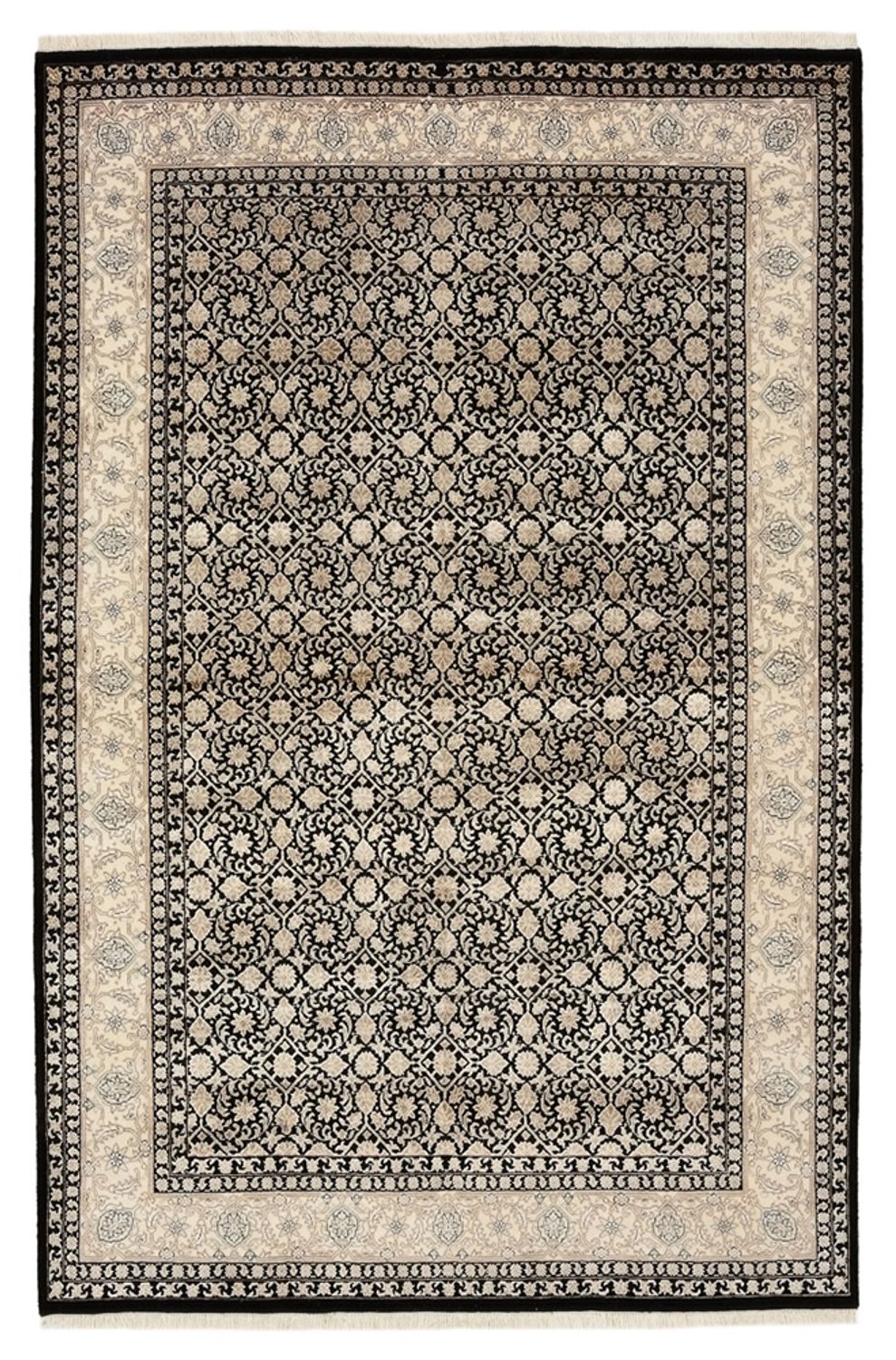 Alfombra oriental - Bidjar - Indus - 209 x 139 cm - beige oscuro