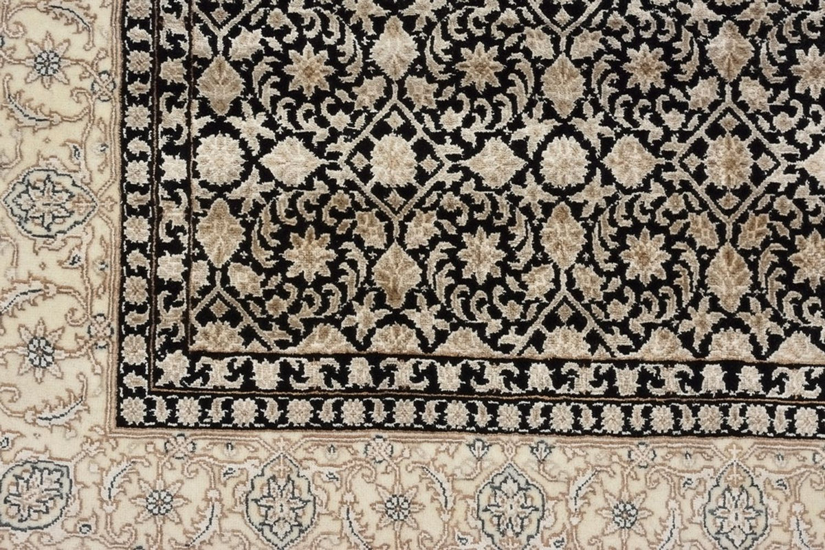 Alfombra oriental - Bidjar - Indus - 209 x 139 cm - beige oscuro