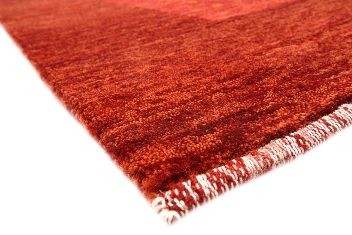 Alfombra Gabbeh - Loribaft Indus - 259 x 203 cm - rojo