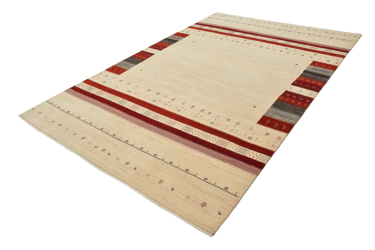 Alfombra Gabbeh - Loribaft Indus - 297 x 198 cm - beige claro