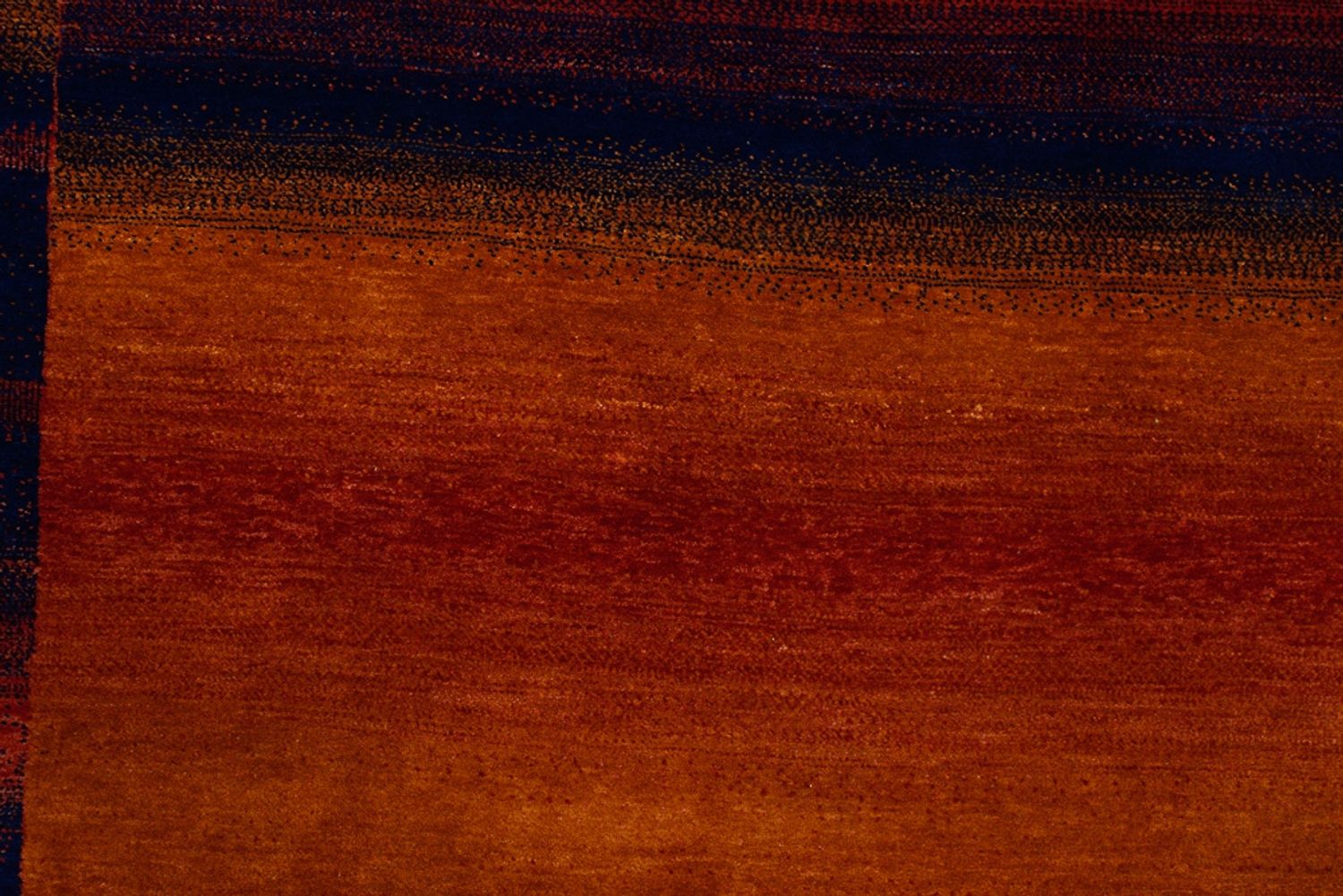 Alfombra Gabbeh - Loribaft Indus - 200 x 144 cm - óxido