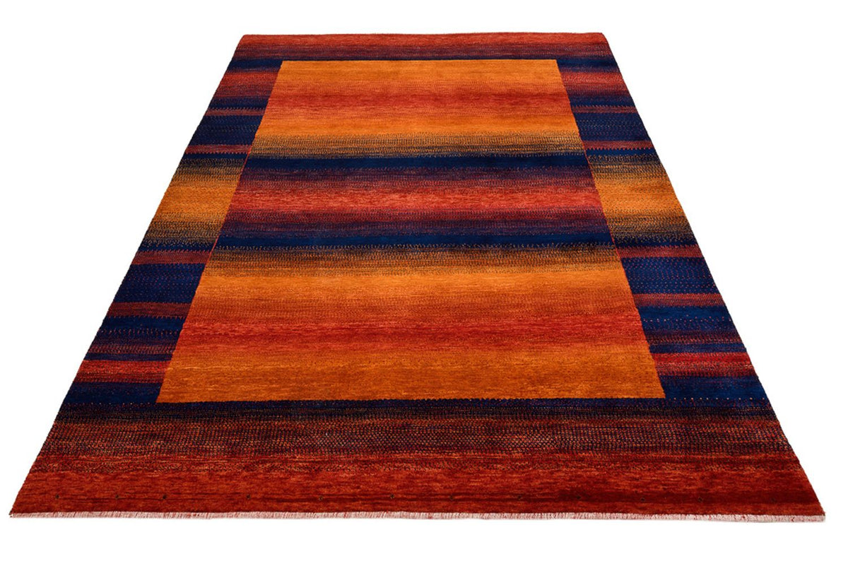 Alfombra Gabbeh - Loribaft Indus - 200 x 144 cm - óxido