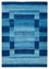 Alfombra Gabbeh - Loribaft Indus - 294 x 205 cm - azul marino