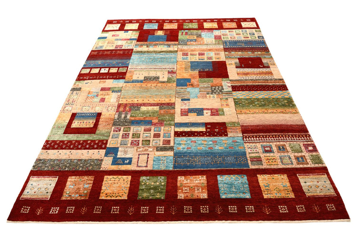 Alfombra Gabbeh - Loribaft Indus - 240 x 178 cm - multicolor