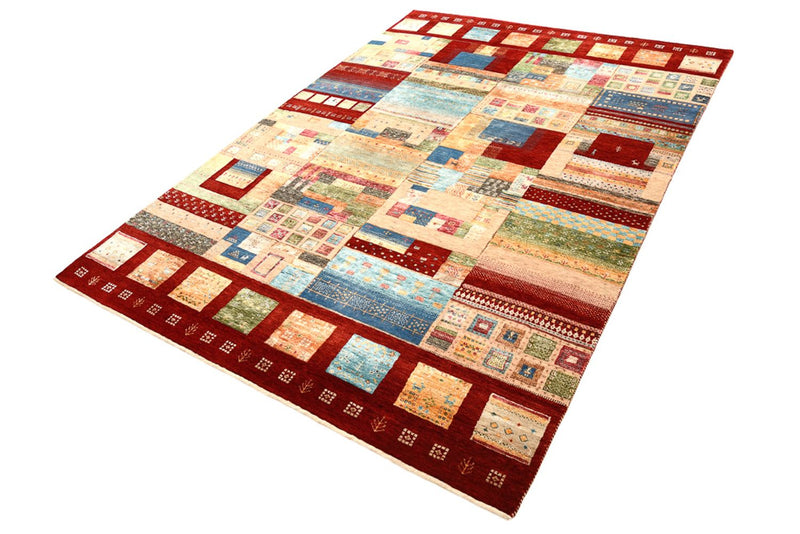 Alfombra Gabbeh - Loribaft Indus - 240 x 178 cm - multicolor