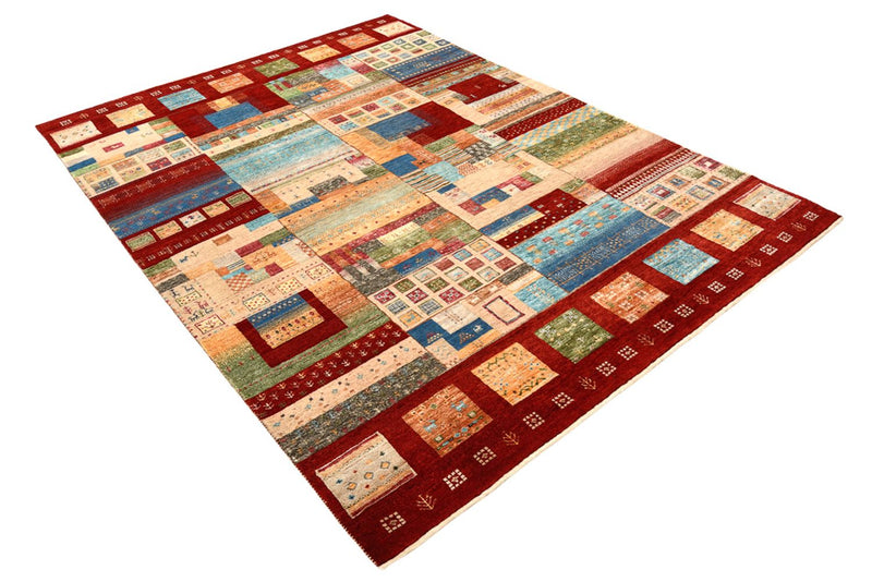Alfombra Gabbeh - Loribaft Indus - 240 x 178 cm - multicolor